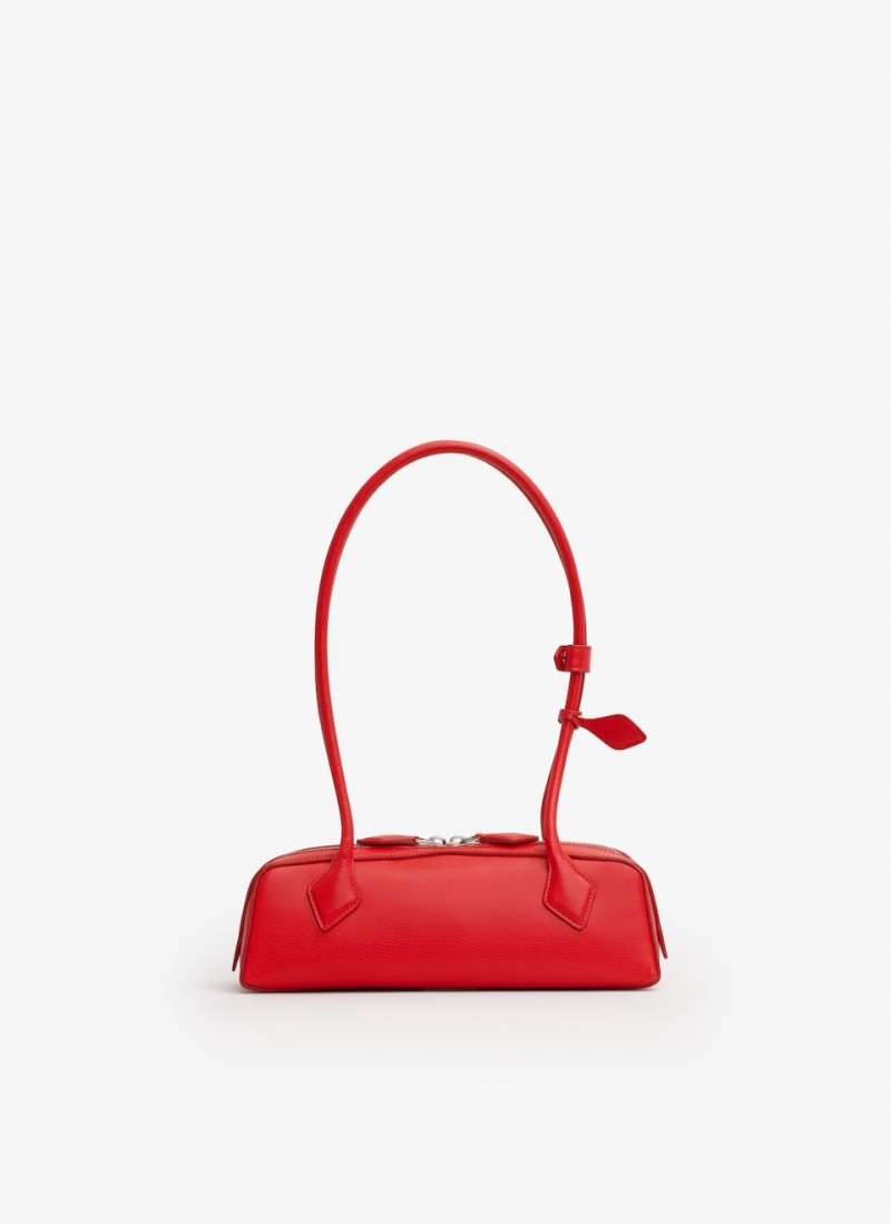 Red Women's Alaia Le Teckel Small Shoulder Bags Canada | A3L-1053