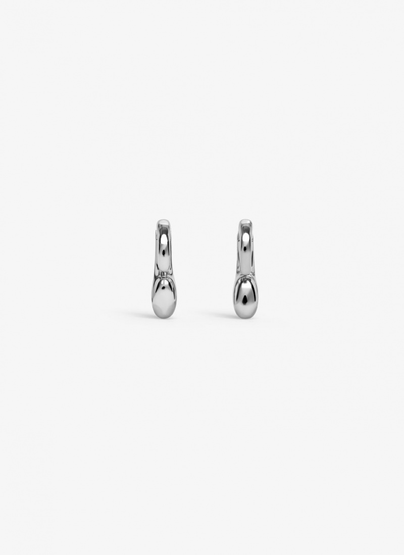 Silver Women's Alaia Drip Earrings Canada | L8L-3340