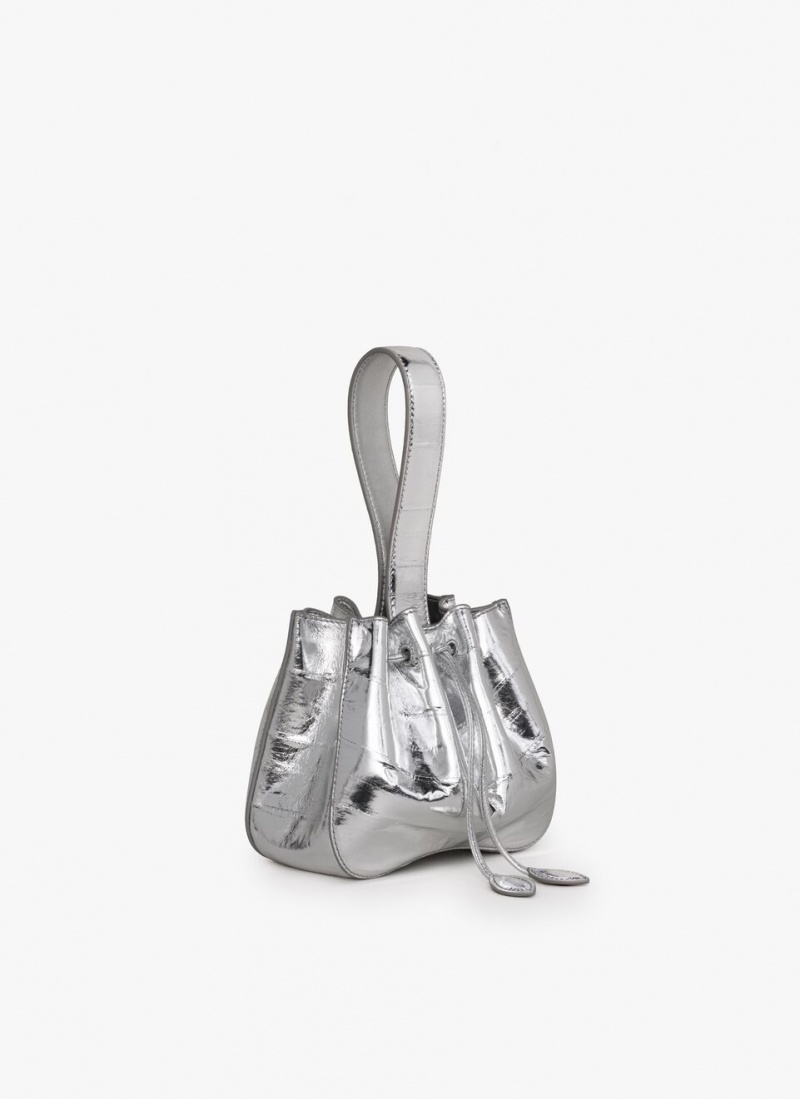 Silver Women's Alaia Rose Marie Handbags Canada | S0P-8142