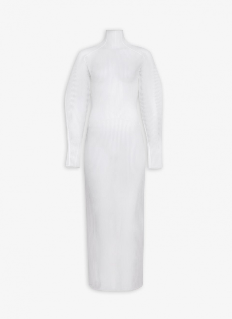 White Women\'s Alaia Coat Dress Canada | G3O-5862