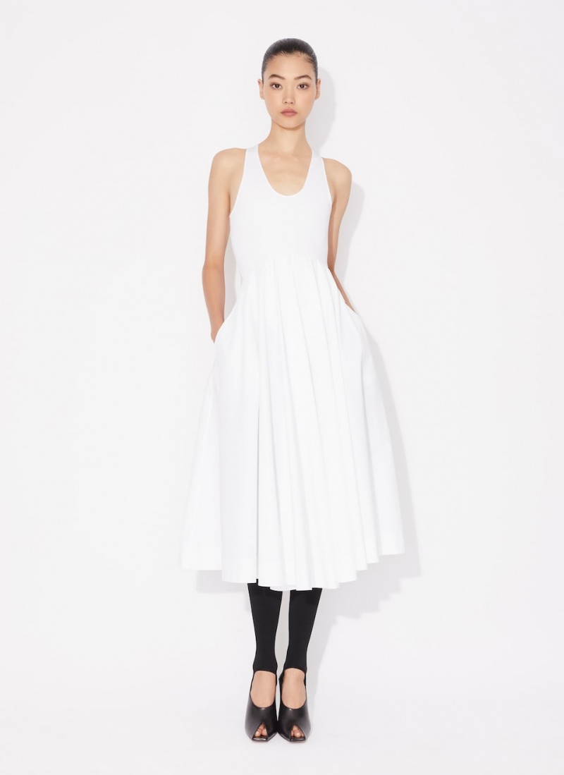 White Women's Alaia Tank Dress Canada | X3L-6035